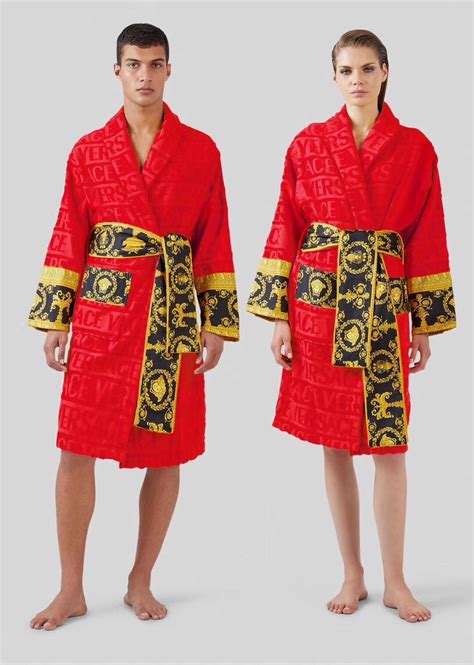 fake versace housecoat|versace robe men cheap.